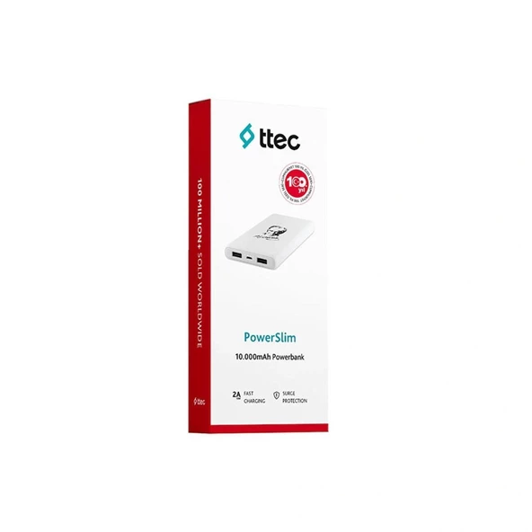 Ttec PowerSlim 10000 Mah Powerbank Atatürk 100.Yıl Özel Seri - 2BB200A - Resim 2