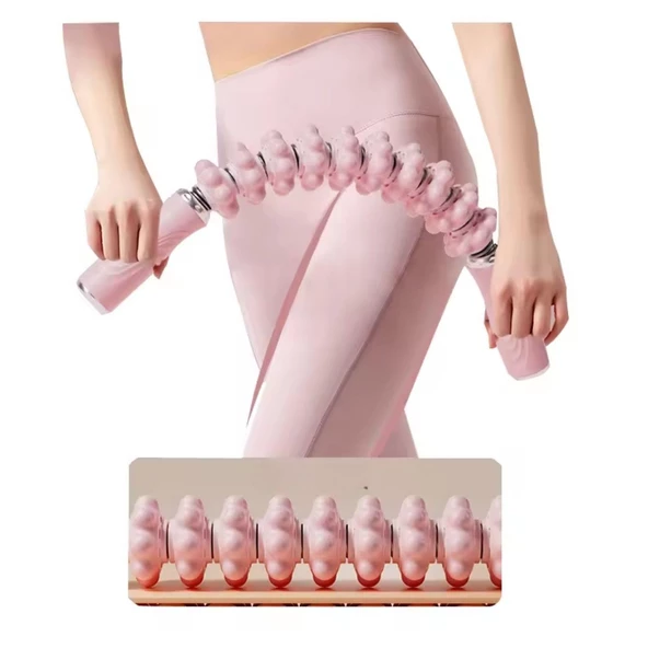 Bükülebilir Selülit & Masaj Sopası Pembe Renk - 2