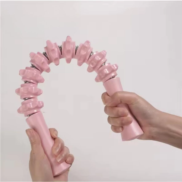 Bükülebilir Selülit & Masaj Sopası Pembe Renk