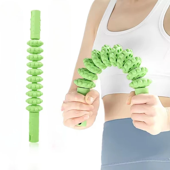 Bükülebilir Selülit & Masaj Sopası Yeşil Renk