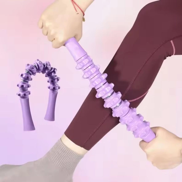 Bükülebilir Selülit & Masaj Sopası Mor Renk - 2