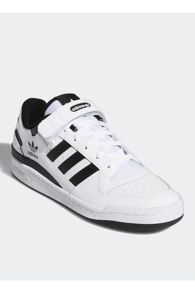 Beyaz - Siyah Erkek Lifestyle Ayakkabı Fy7757 Forum Low - 3