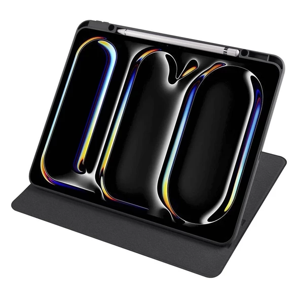 Apple iPad Pro 13 2024 Kılıf Redclick Termik Kalem Bölmeli Dönebilen Standlı Kılıf - 2