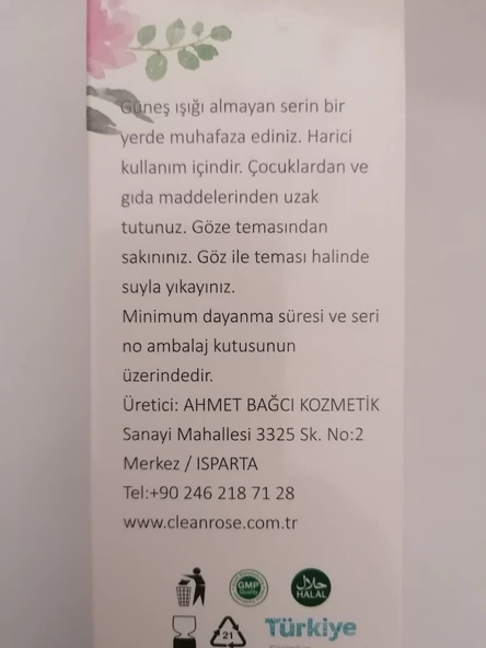 Clean Rose Yüz Temizleme köpüğü 200ml Kutulu - 5
