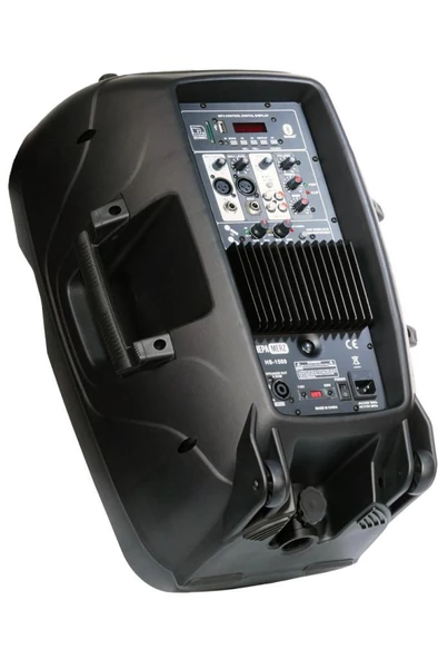 Hepa Merz HS-1500A Mikrofonlu Taşınabilir Portatif Ses Sistemi Seti 12 İnç 1500W - 6