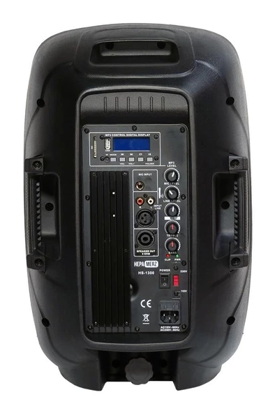 Hepa Merz HS-1300A Mikrofonlu Taşınabilir Portatif Ses Sistemi Seti 10 İnç 1300W - 4