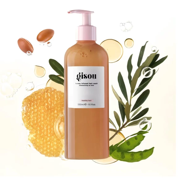 Gisou Honey Infused Hair Wash - Şampuan 330 ml - Resim 3
