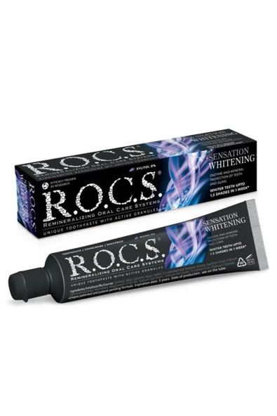 Rocs Sensation Whitening Beyazlatıcı Parlatıcı Diş Macunu 60 ml