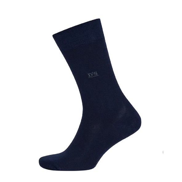 D'S Damat Bambu 3lü Çorap Set Lacivert - 5