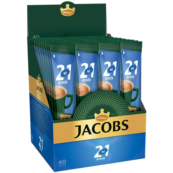 Jacobs 3ü1 Arada Kahve 40 Adet + Jacobs 2si1 Arada Kahve 40 Adet - 3