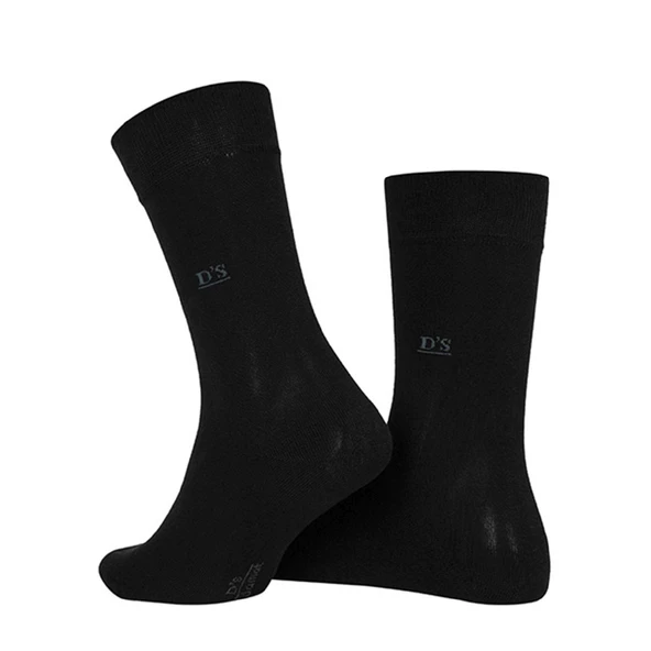 D'S Damat Bambu 3lü Çorap Set Gri Siyah Lacivert - 5