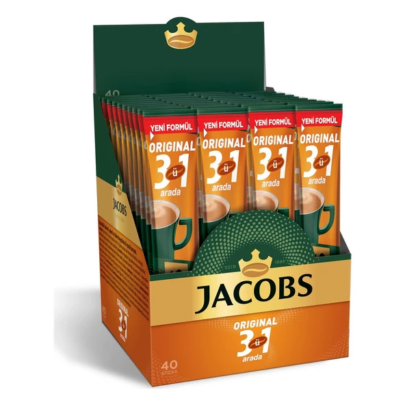 Jacobs 3ü1 Arada Kahve 40 Adet + Jacobs 2si1 Arada Kahve 40 Adet - 2