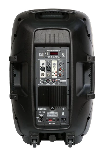Hepa Merz HS-1700A Mikrofonlu Taşınabilir Portatif Ses Sistemi Seti 15 İnç 1700W - 4