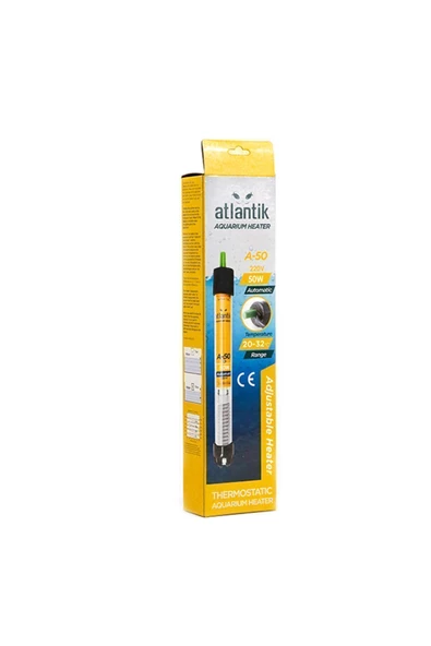 Atlantik 50 W Termostatlı Akvaryum Isıtıcısı