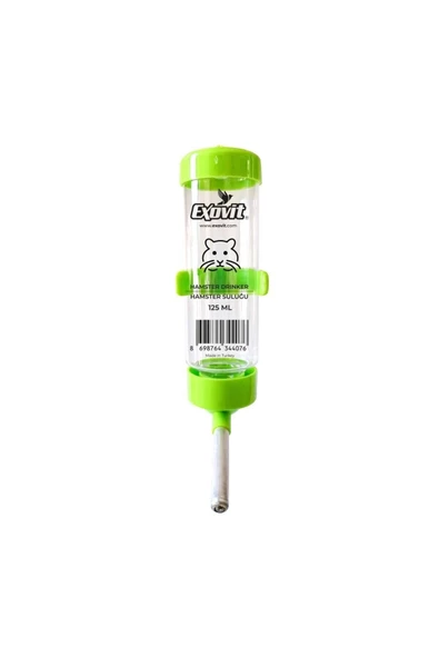 Kemirgen Ginepig Hamster Tavşan Suluğu 125 ml 1 Adet Karma Renkler - 6