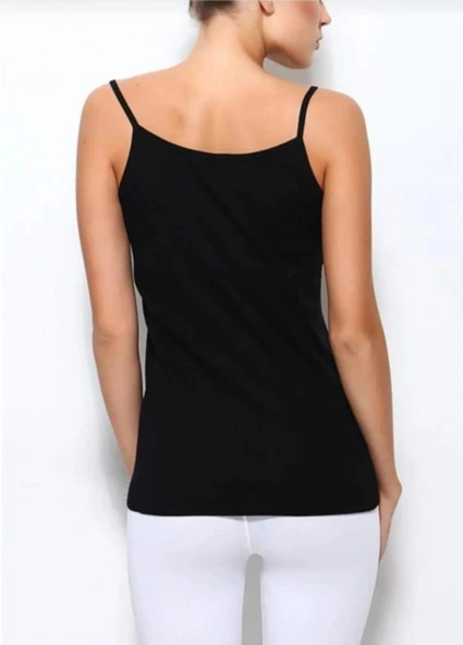 YILDIZ 2246 KADIN MODAL SÜPER İNCE İP ASKILI ATLET TEKLİ - Resim 3