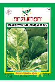 1 Paket Arzuman Ispanak Tohumu Ata Köy Ispanağı Tohumu Hediye Tohumlu