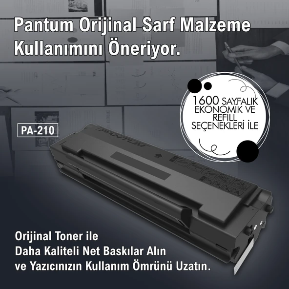 Pantum P2500W Wİ-Fİ Lazer Yazıcı (Dakikada 23 Sayfa) - 6