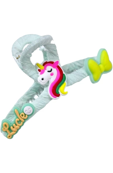 Unicorn Kız Çocuk Toka - Resim 4