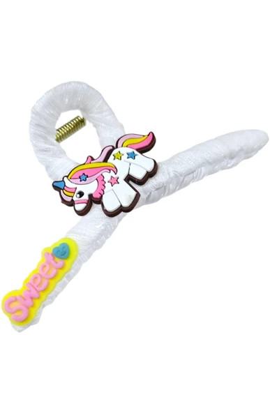 Unicorn Kız Çocuk Toka - Resim 5