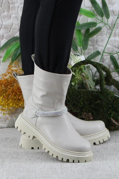 Mehmet Mete 35445 Anatomik Sıcak Astar Kaymaz Taban Kız Çocuk Bot Çizme - Resim 6