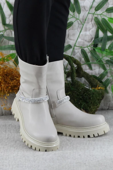 Mehmet Mete 35445 Anatomik Sıcak Astar Kaymaz Taban Kız Çocuk Bot Çizme - Resim 7