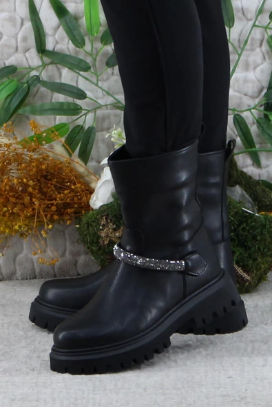 Mehmet Mete 35445 Anatomik Sıcak Astar Kaymaz Taban Kız Çocuk Bot Çizme - Resim 3