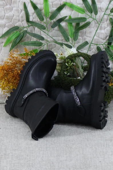 Mehmet Mete 35445 Anatomik Sıcak Astar Kaymaz Taban Kız Çocuk Bot Çizme - Resim 5