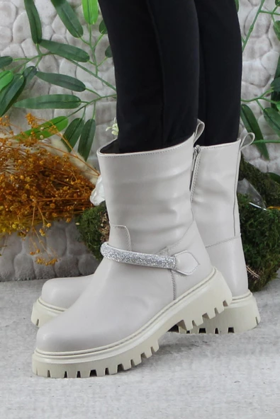 Mehmet Mete 35445 Anatomik Sıcak Astar Kaymaz Taban Kız Çocuk Bot Çizme - Resim 8