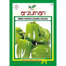 1 Paket Dolmalık Arzuman Kandil Dolma Biberi Biber Tohumu Hediye Tohum