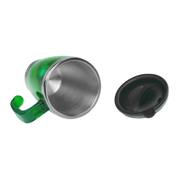 S-link SL-TM1981 Kırmızı 415ML Iç 304 Dış 201 Paslanmaz Çelik Kupa - 2