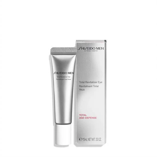 SHISEIDO Men Total Revitalizer Eye Cream, Kırışıklara ve Kuruluğa Karşı Savaşan çok Fonksiyonlu Göz Çevresi Bakım Kremi 15ML
