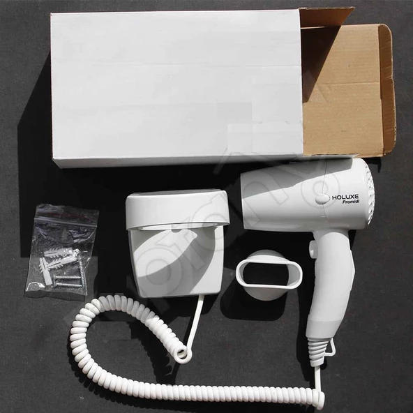 5 Adet Otel Tipi Saç Kurutma Makinesi 1200 Watt Spiral Kablolu Hız Isı Ayarlı Aşırı Korumalı Tetikli - 2