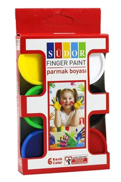 Parmak Boyası Ponpon Sünger Tampon Fırça Küp Eva Baskı Seti Sünger Rulo 26 Parça 1 Paket Südor Parmak Bpyası Baskı Seti - Resim 2