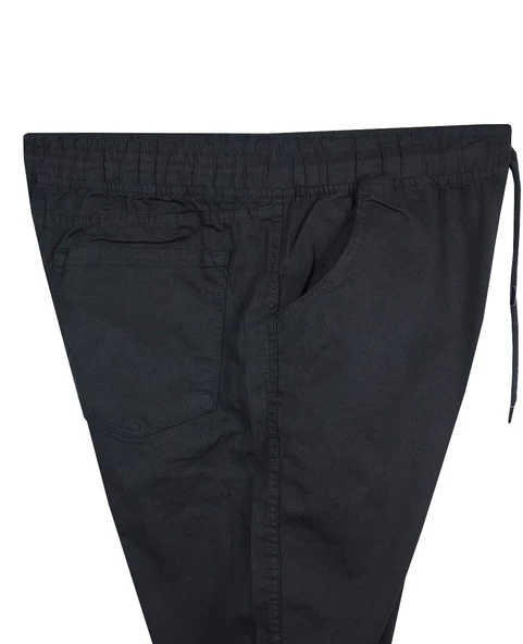 Erkek Büyük Beden Battal Boy 100 Kilo-180 Kilo Arası İçin Uygun Bağcıklı Gabardin Jogger Pantolon - 11