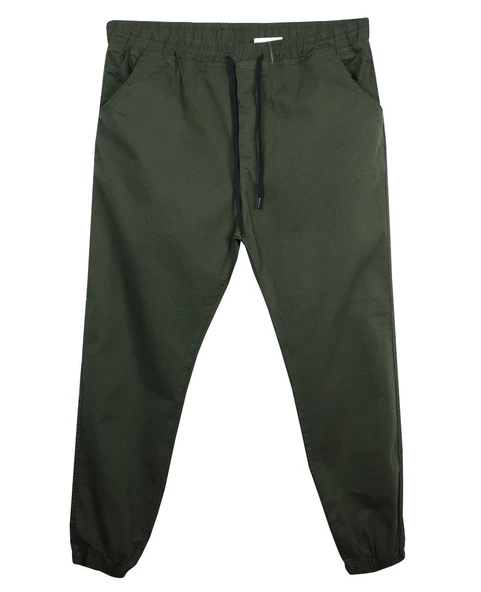 Erkek Büyük Beden Battal Boy 100 Kilo-180 Kilo Arası İçin Uygun Bağcıklı Gabardin Jogger Pantolon - 6
