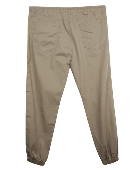 Erkek Büyük Beden Battal Boy 100 Kilo-180 Kilo Arası İçin Uygun Bağcıklı Gabardin Jogger Pantolon - 4