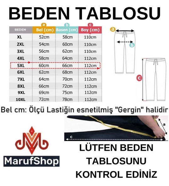 Erkek Büyük Beden Battal Boy 100 Kilo-180 Kilo Arası İçin Uygun Bağcıklı Gabardin Jogger Pantolon - 12