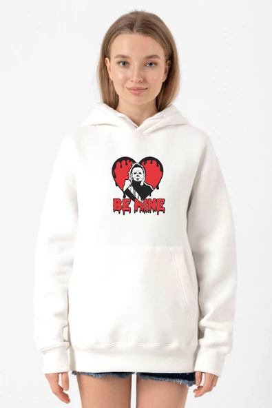 Be Mine Michael Myer Beyaz Kadın 3ip Kapşonlu Sweatshirt