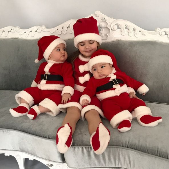 Noel Baba Noel Bebek Yılbaşı Kostümü - 3