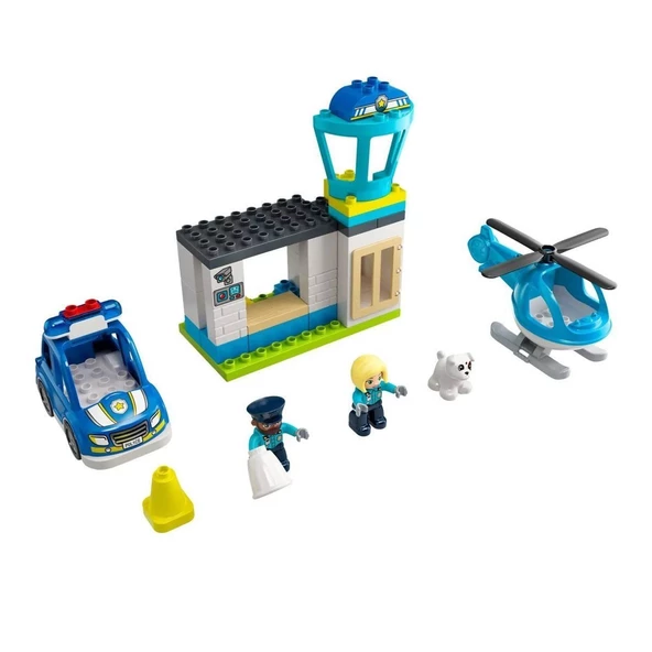 10959 Lego Duplo - Polis Merkezi ve Helikopter 40 parça +2 yaş - 2