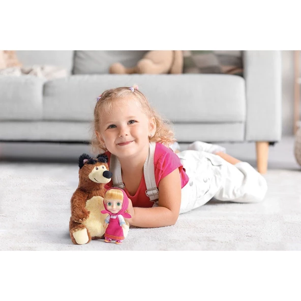 MHA21000 Maşa ve Koca Ayı 20 cm Koca Ayı ve 12 cm Maşa - 3