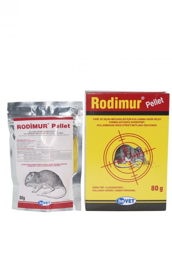 Rodimur Pellet 80 g Bavet - 1