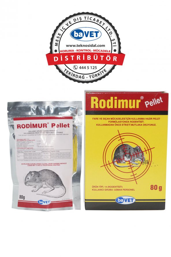 Rodimur Pellet 80 g Bavet - 2