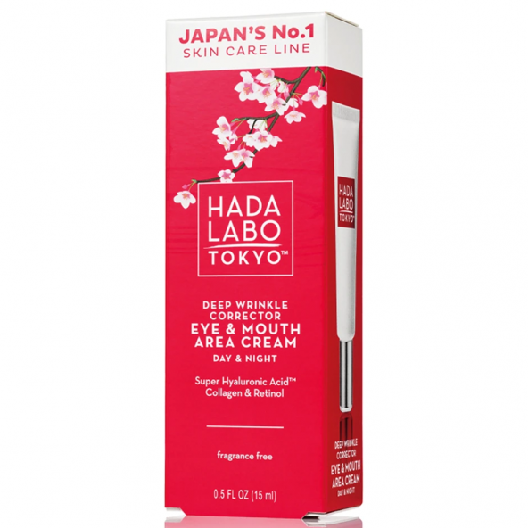 Hada Labo Tokyo Göz ve Ağız Çevresi Kırışıklık Karşıtı Krem 15 ml