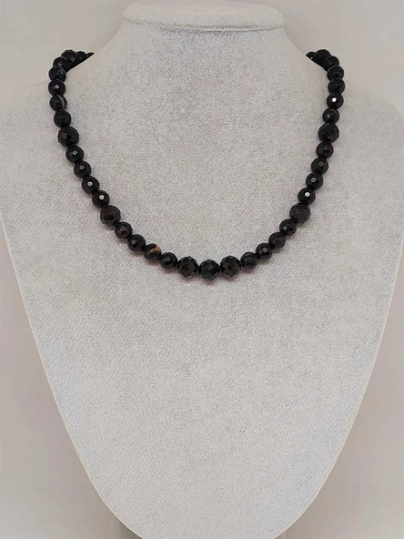 Parlayan Yıldızlar Serisi Turmalin Taşı Tasarım Kolye - Resim 2