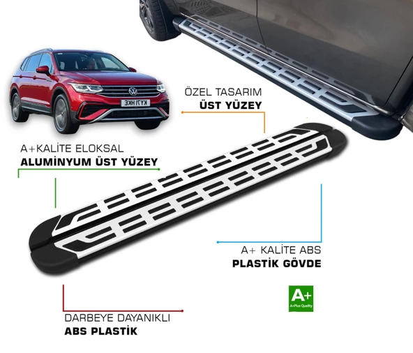 TIGUAN ALLSPACE 2016 2017 2018 2019 2020 2021 2022 2023  YAN BASAMAK ürün görseli 1