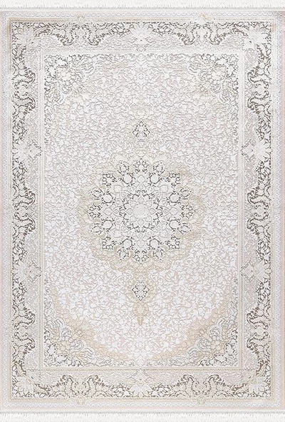 Kreasyon Halı Oda Halısı 160x230 Nakış NK001 Bej