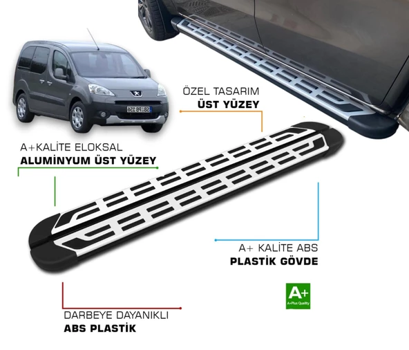 PARTNER TEPEE 2008 2009 2010 2011 2012 2013 2014 2015 2016 2017 2018  YAN BASAMAK ürün görseli 1