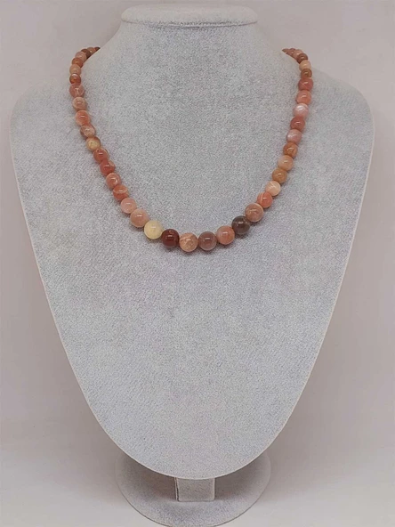 Galaksi Serisi Güneş Taşı Tasarım Kolye - Resim 2